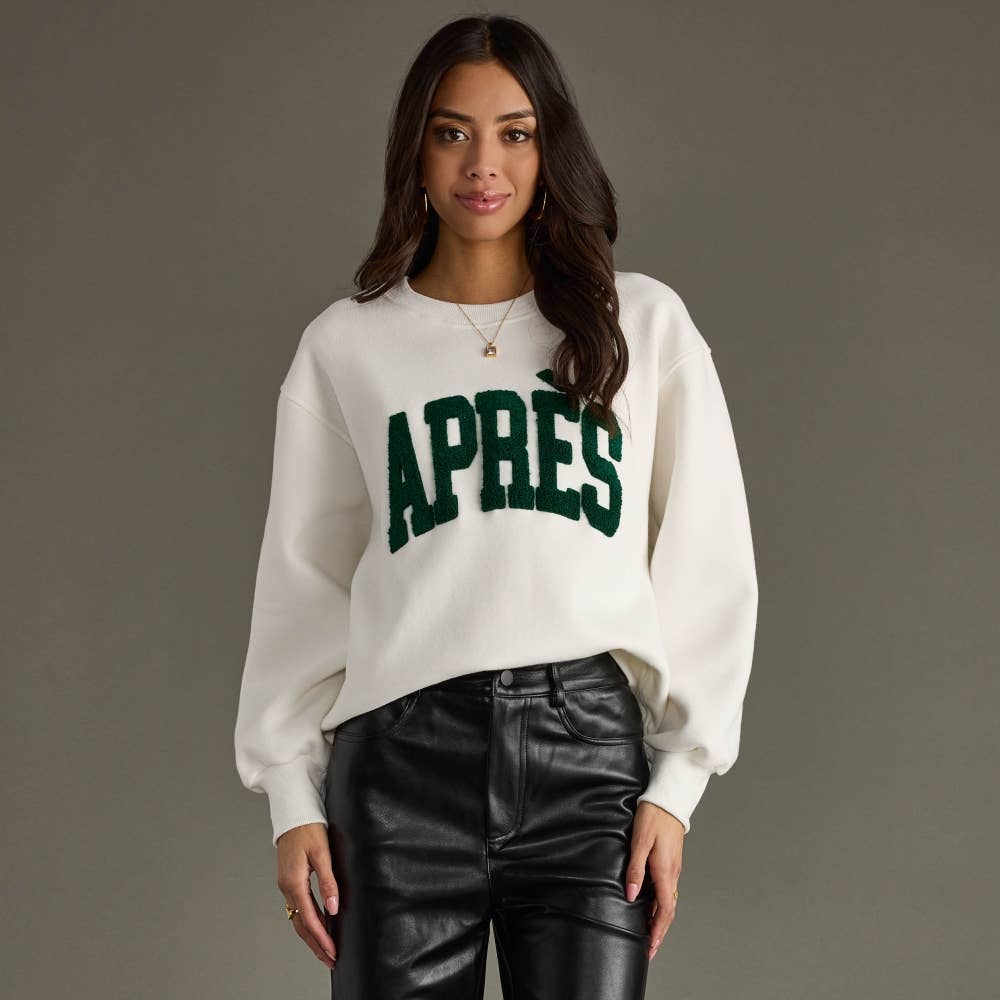 White Apres Sweatshirt