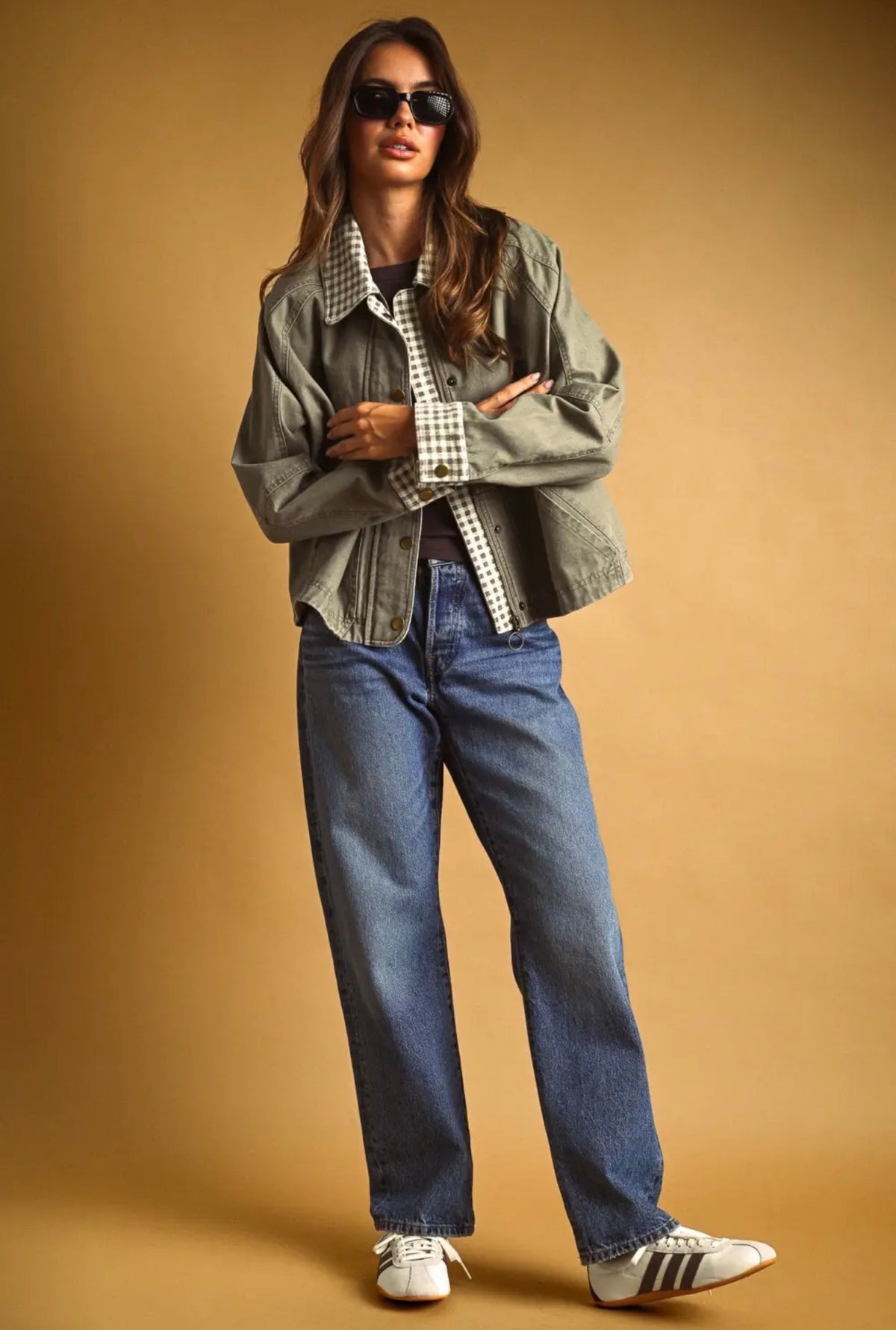 The Hadley Gingham Jacket
