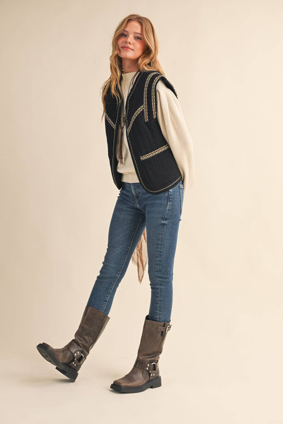 The Bridger Embroidered Vest