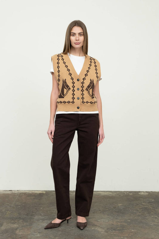 The Equestrian Knit Vest