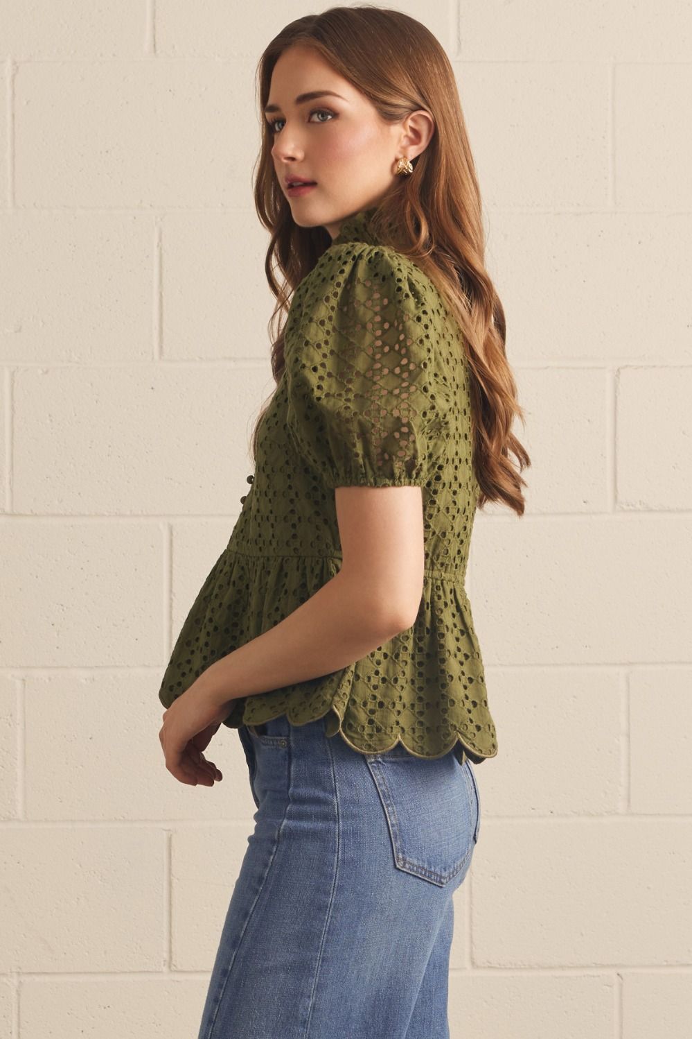 The Parker Eyelet Blouse