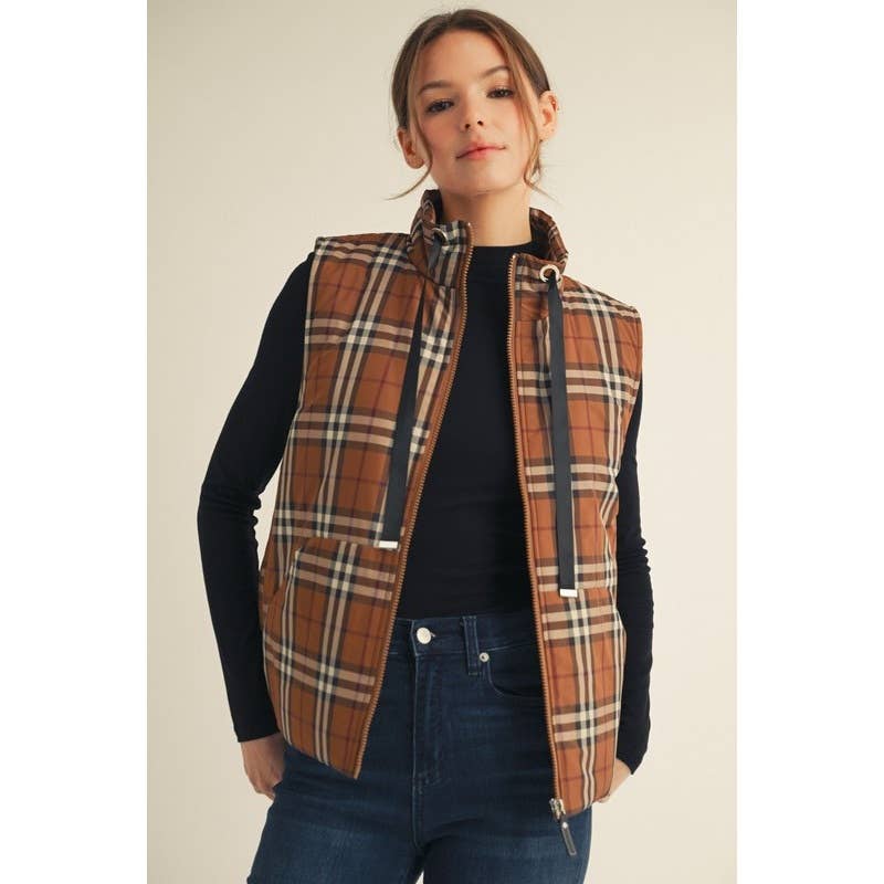The Bridlewood Plaid Vest