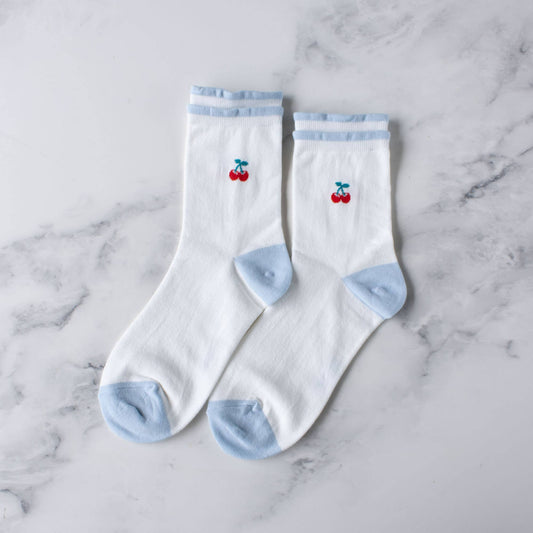 Mini Cherry Berry Casual Socks