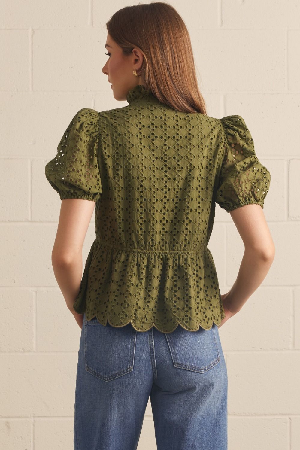 The Parker Eyelet Blouse