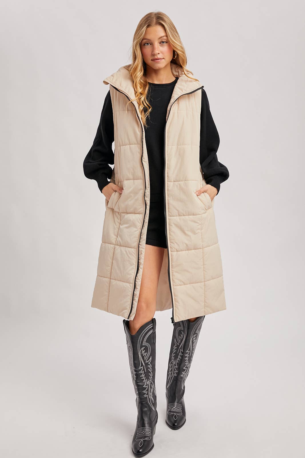 Long Puffer Vest
