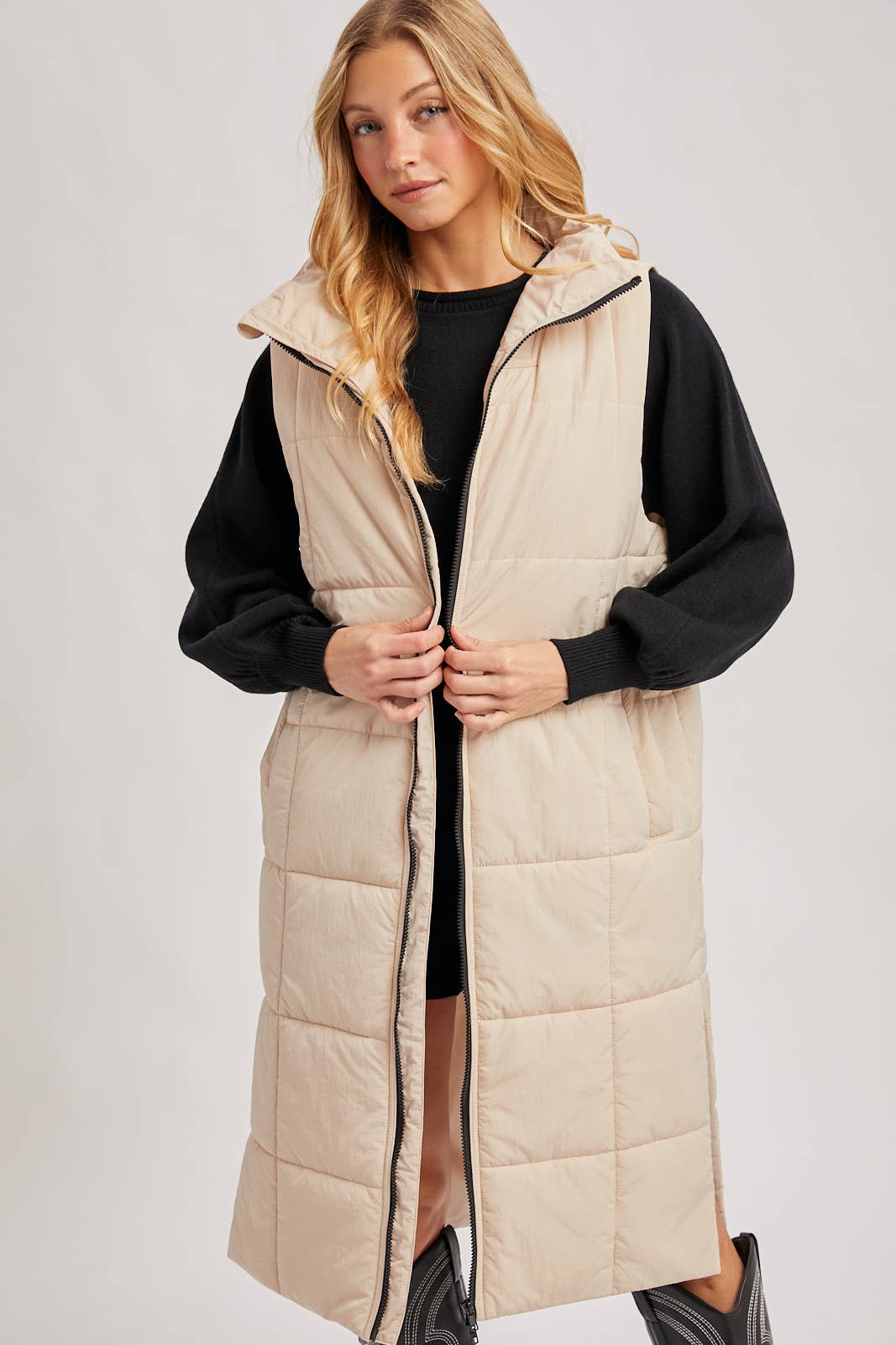 Long Puffer Vest