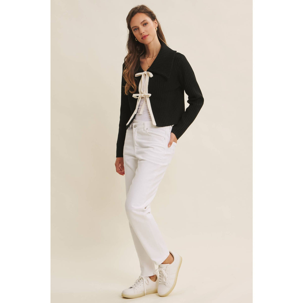 The Ellery Bow Cardigan