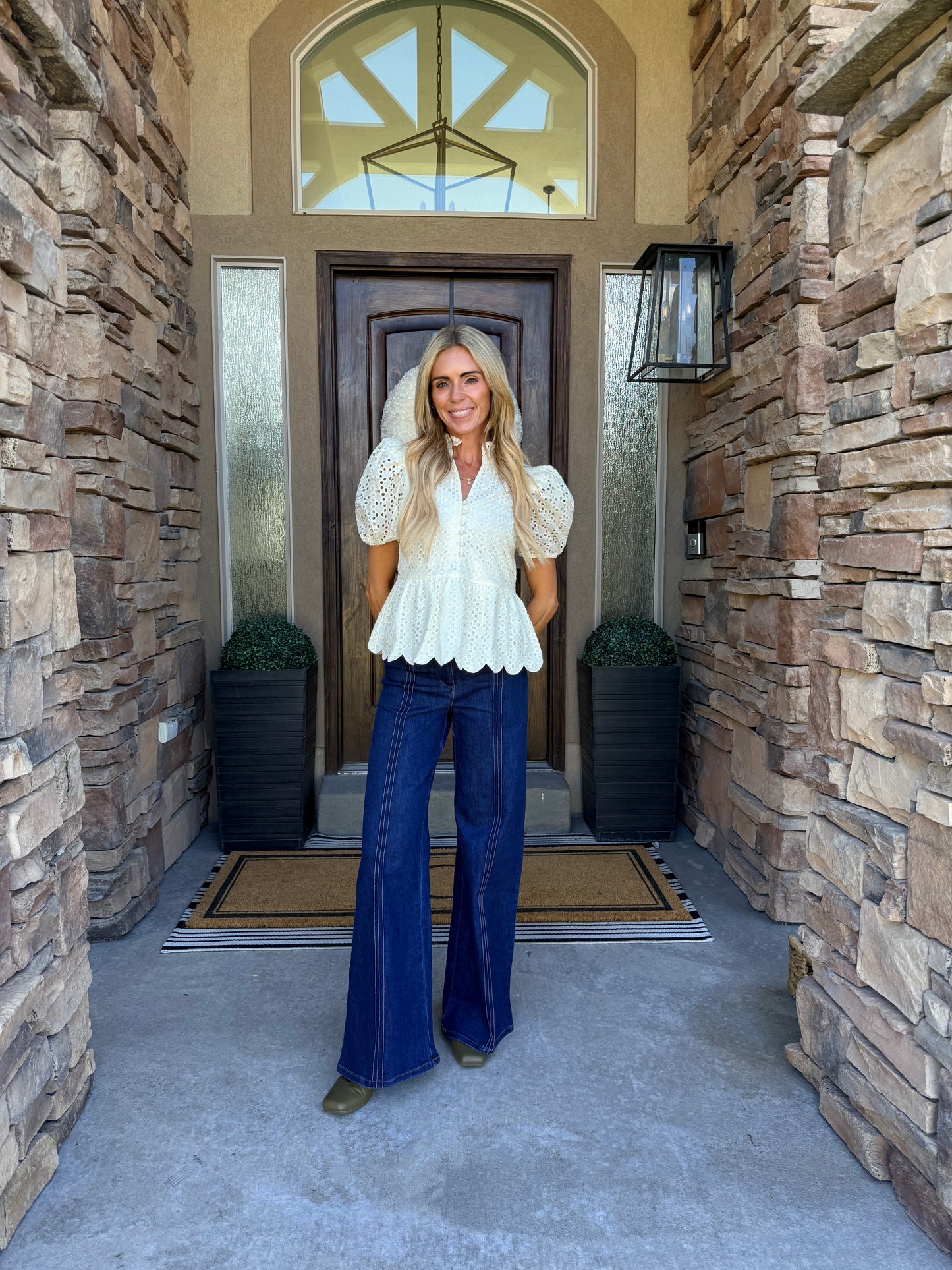 The Parker Eyelet Blouse