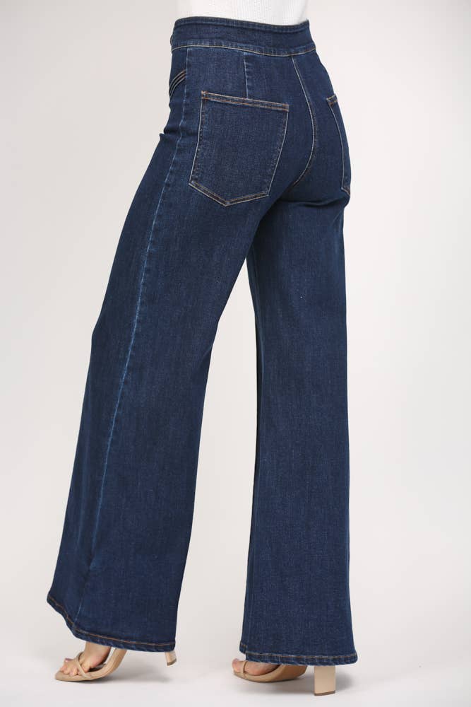 Highline Contrast Stitch Jeans