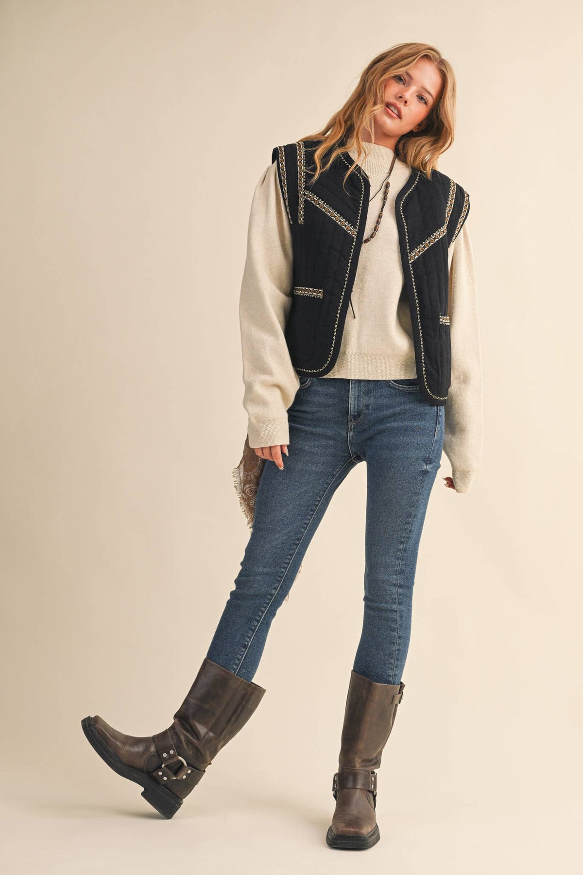 The Bridger Embroidered Vest