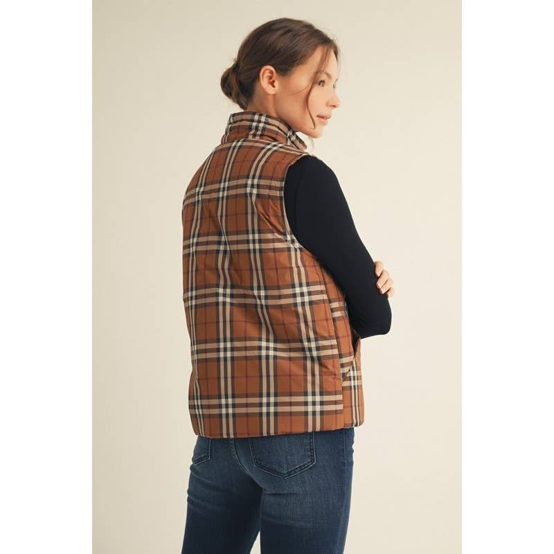 The Bridlewood Plaid Vest
