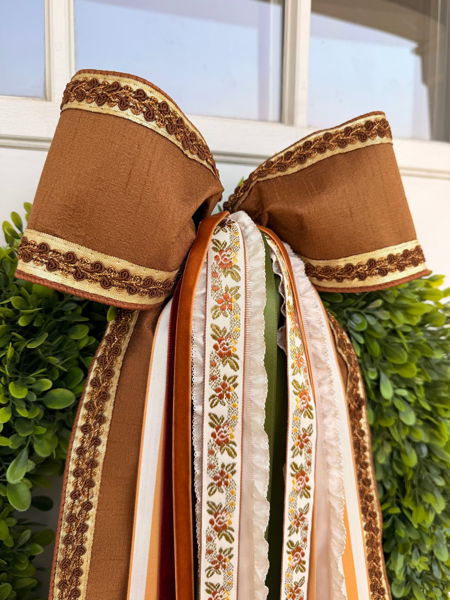 The Autumn Heirloom Door Bow