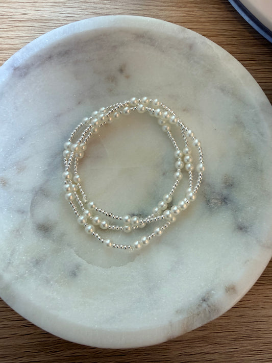 Malibu Pearl Bracelet - alternate product view at Vogue Villa
