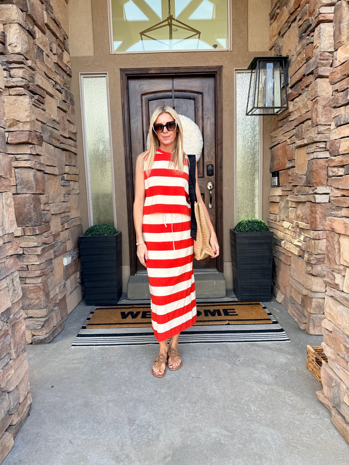 The Riviera Stripe Skirt at Vogue Villa