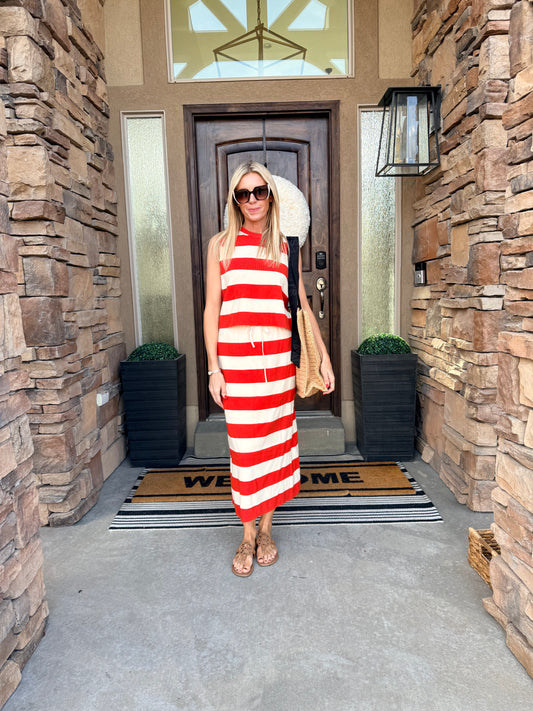 The Riviera Stripe Tank