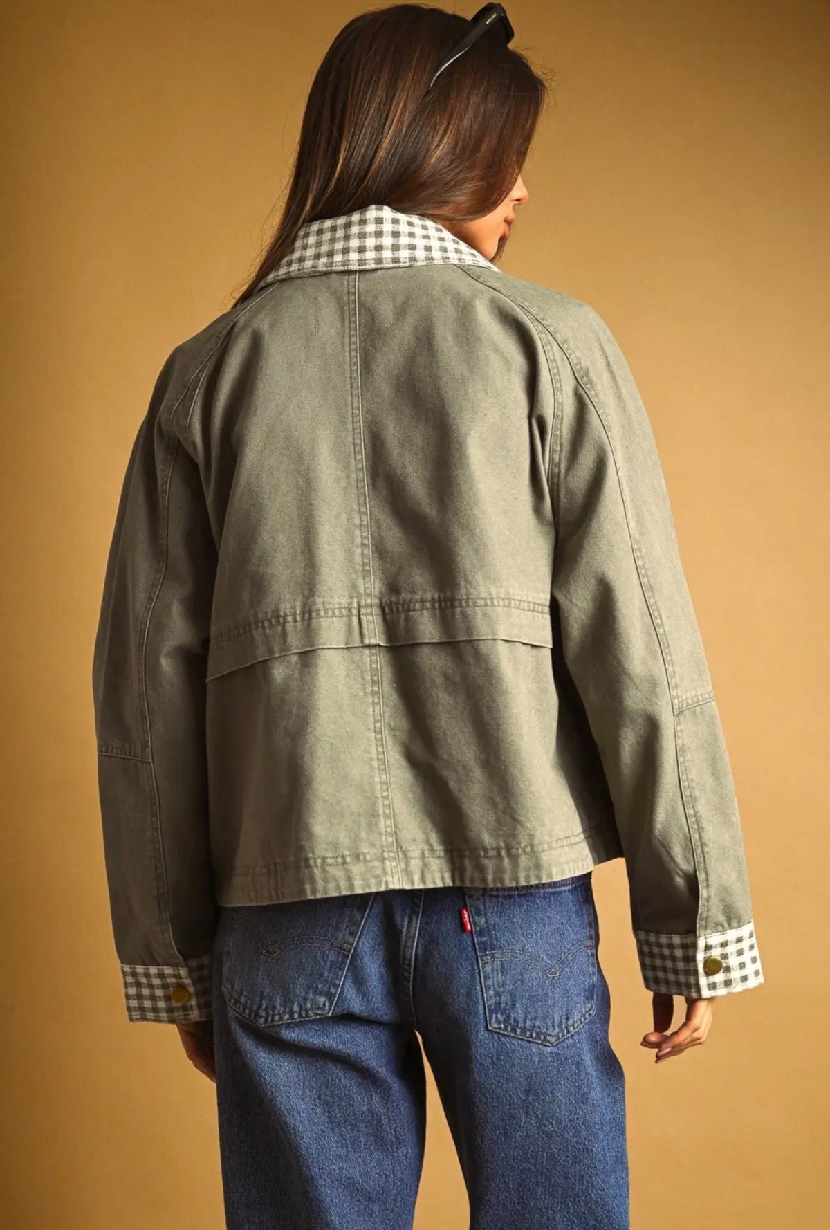 The Hadley Gingham Jacket