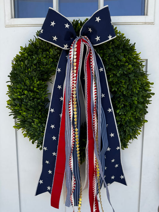 Miss Liberty Statement Door Bow
