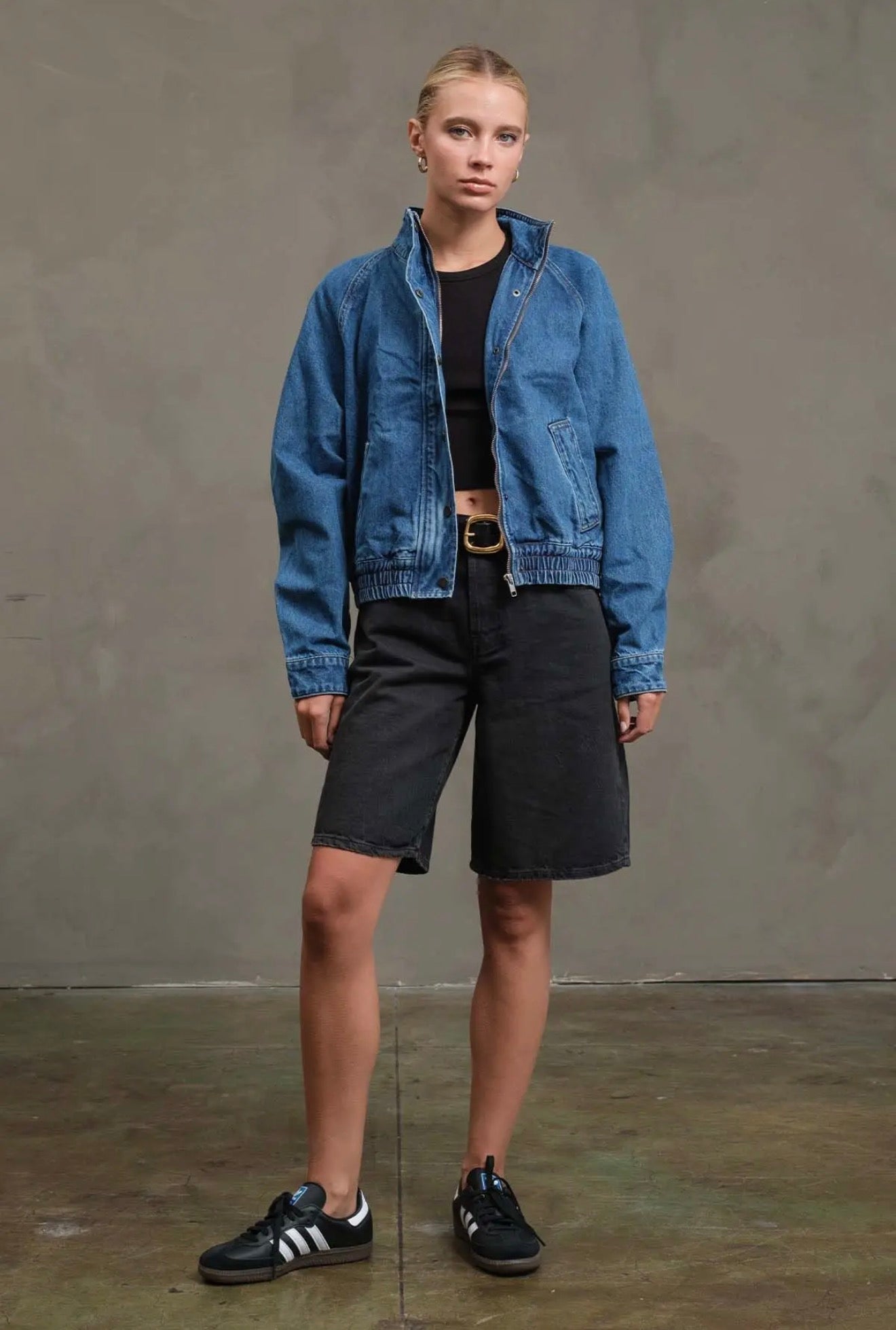 Marceau Denim Jacket - alternate product view at Vogue Villa