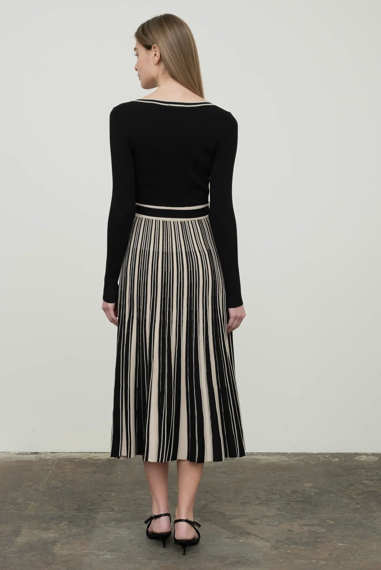 The Vienna Stripe Midi