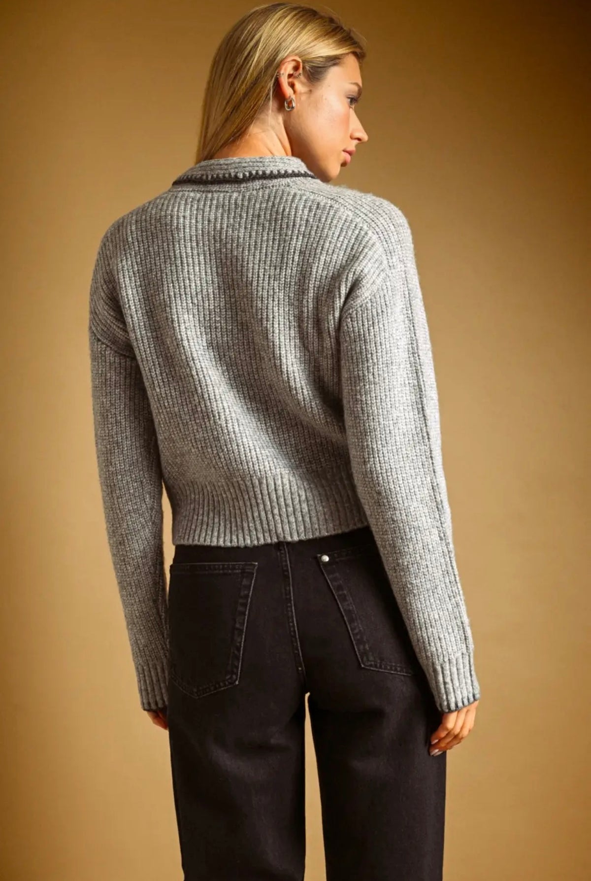The Greer Scarf Sweater