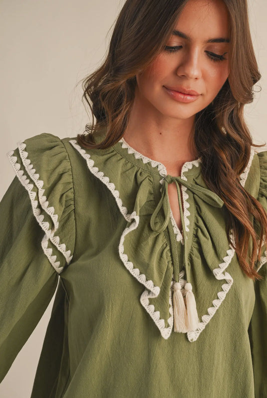 The Wren Crochet Blouse