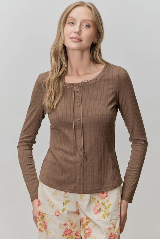 The Noelle Knit Top