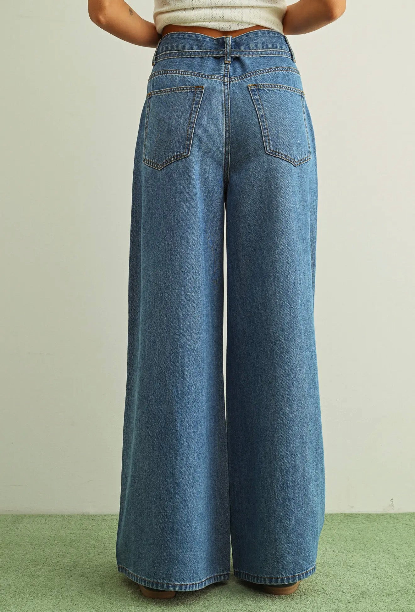 The Monaco Wide Leg Jeans