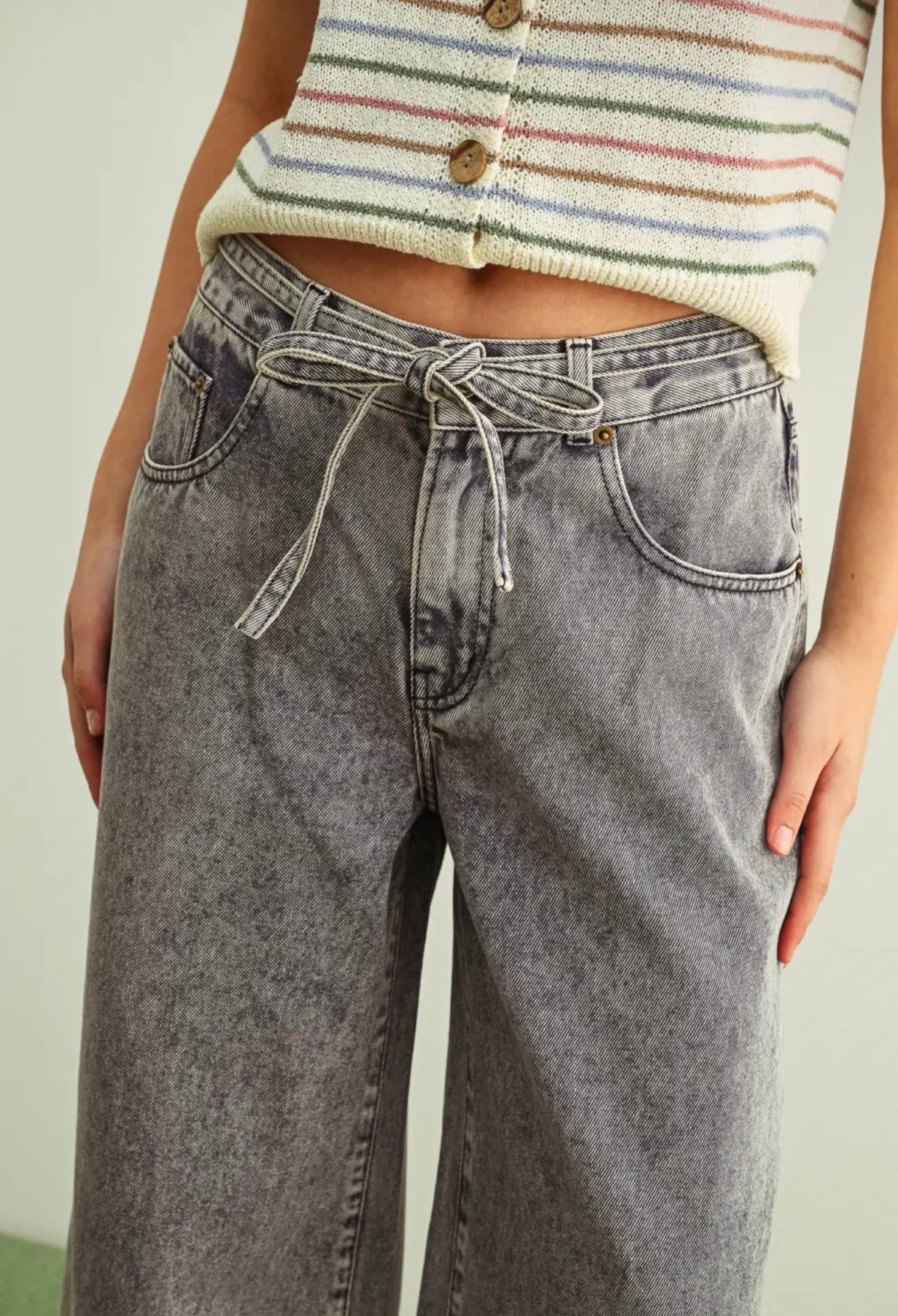 The Ashby Tie-Front Jeans