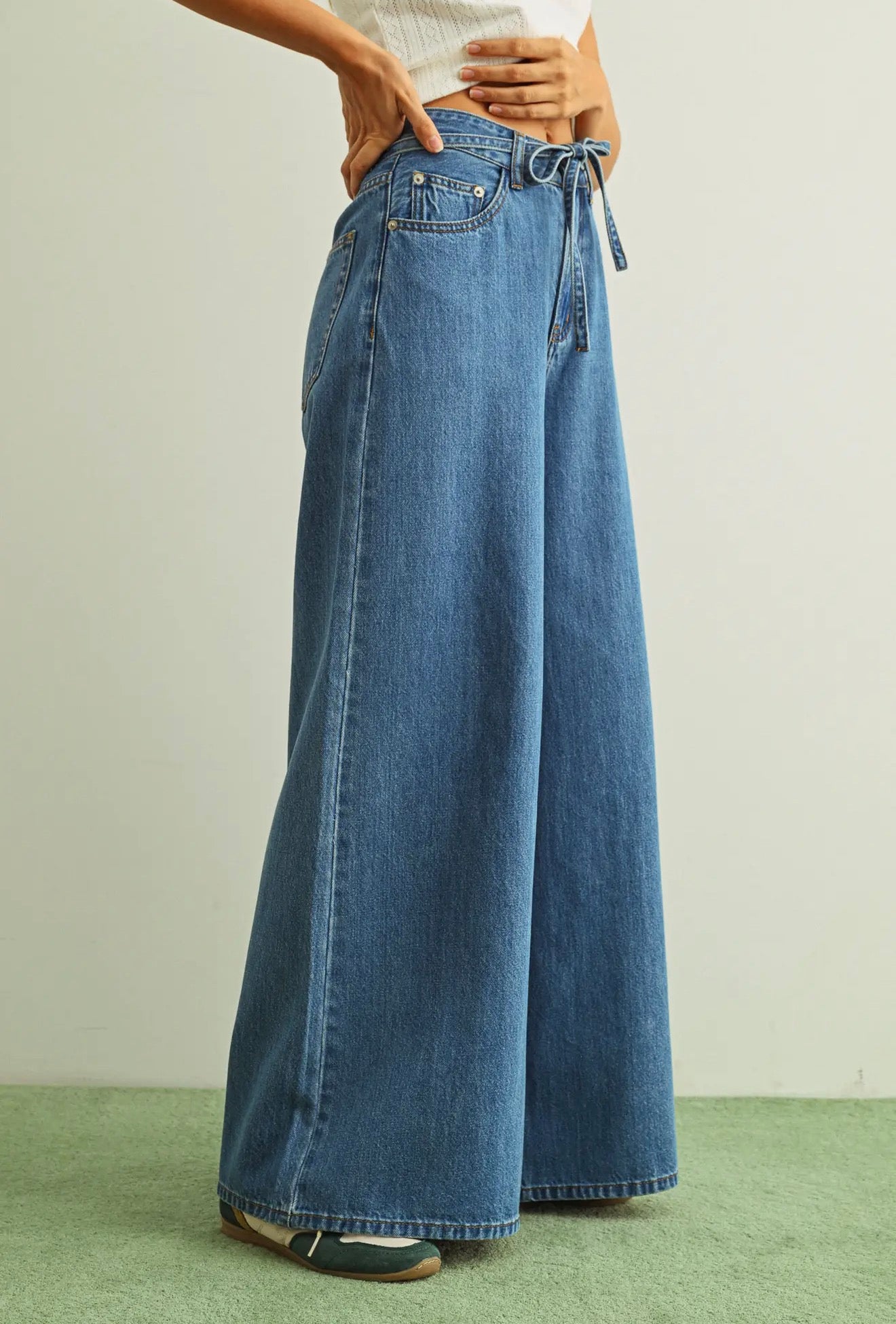 The Monaco Wide Leg Jeans