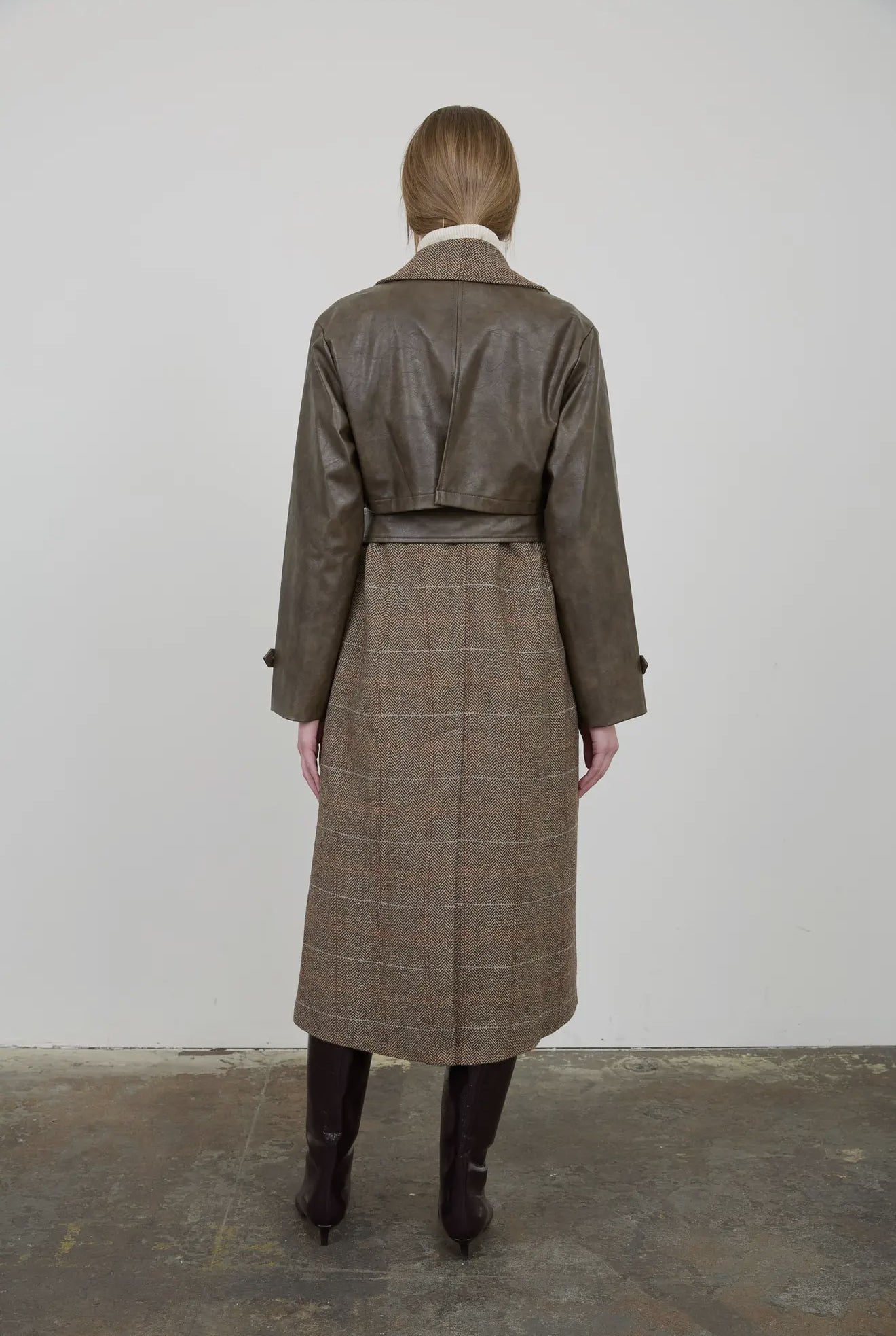 The Bexley Plaid Trench Coat