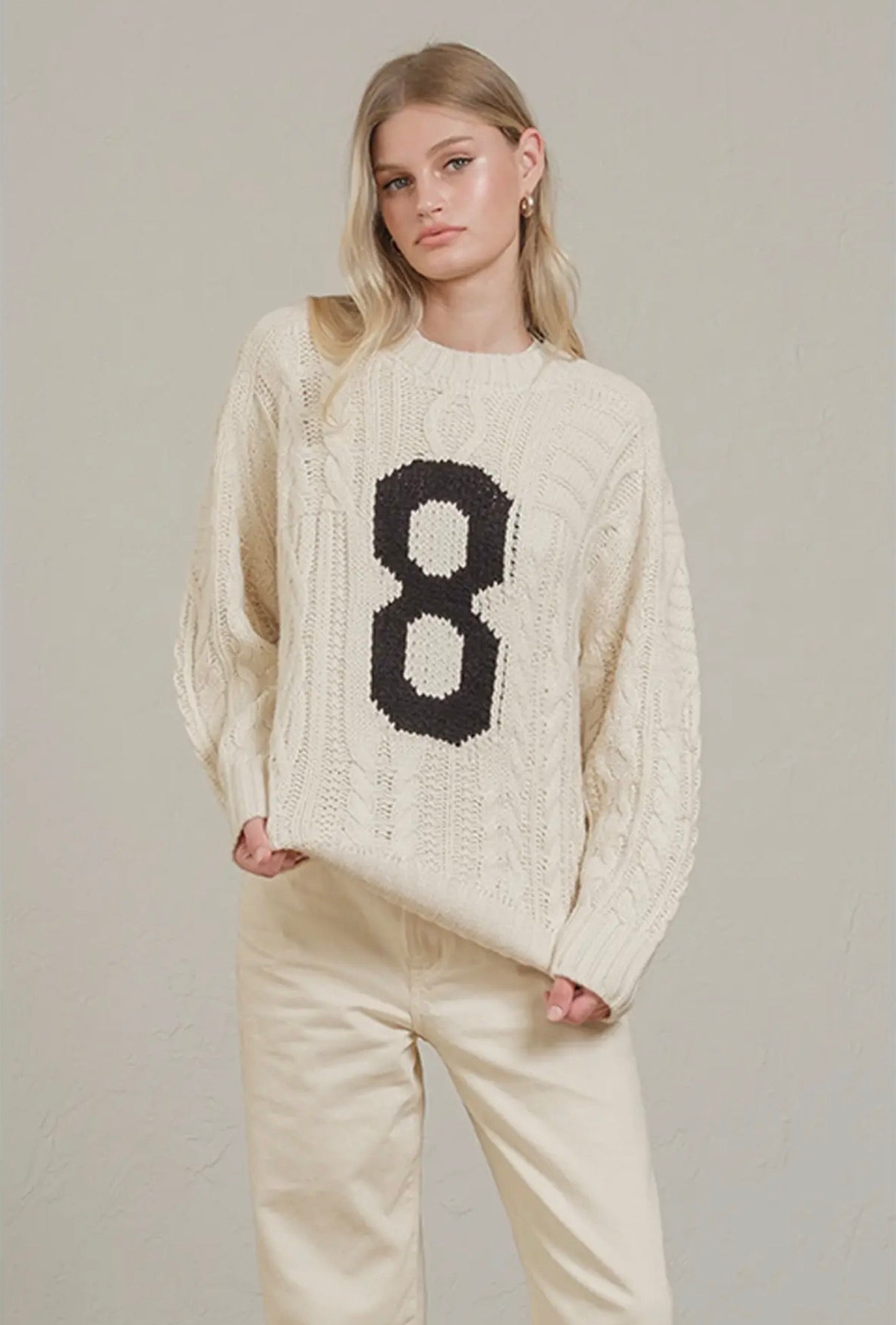 The Huit Cable Knit Sweater