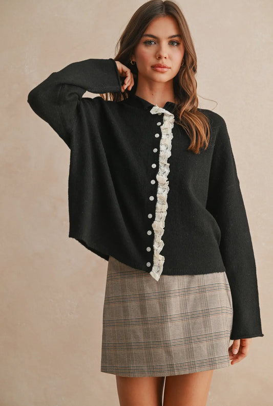 The Amalie Lace Sweater
