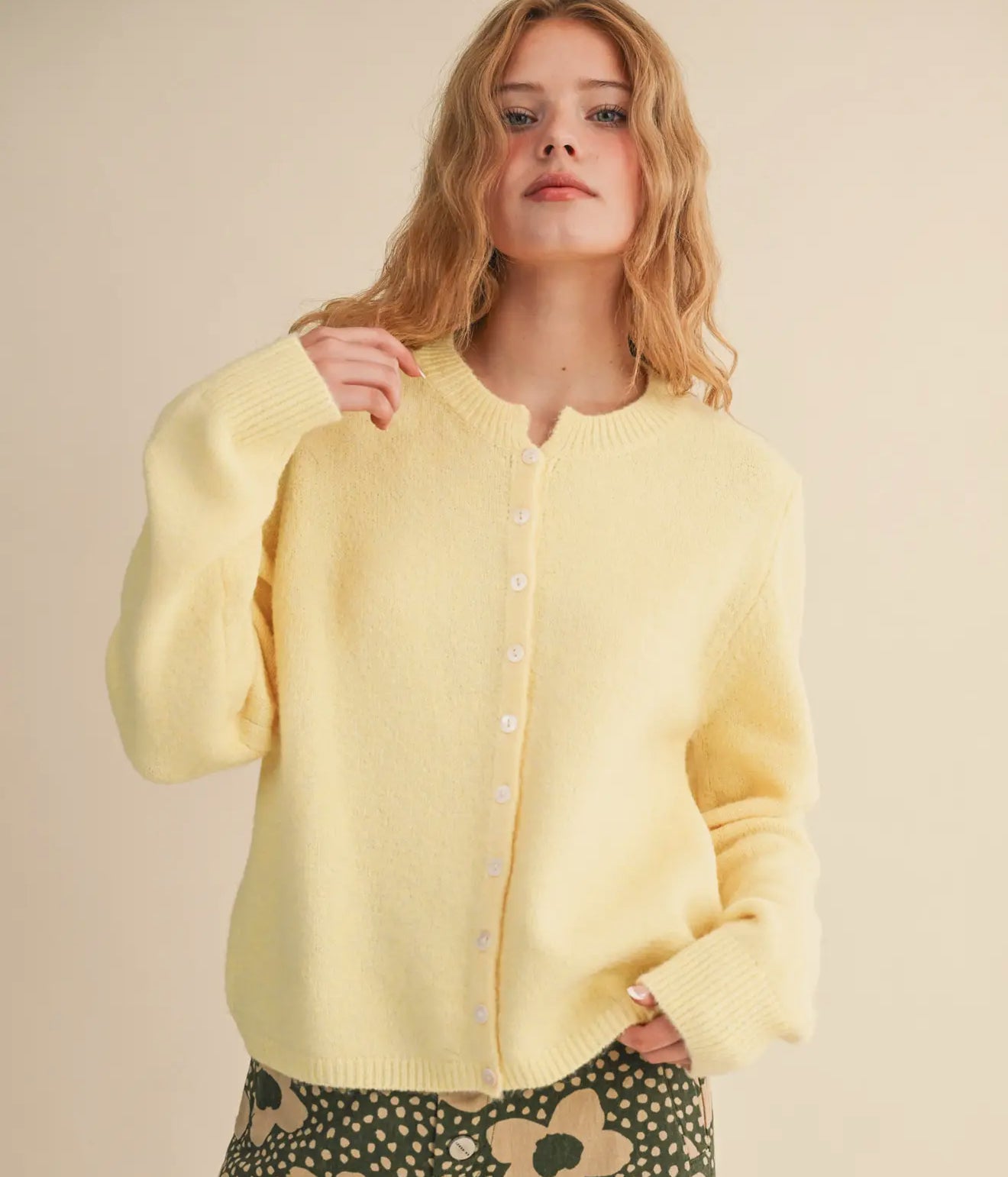 The Soleil Cardigan - alternate product view at Vogue Villa