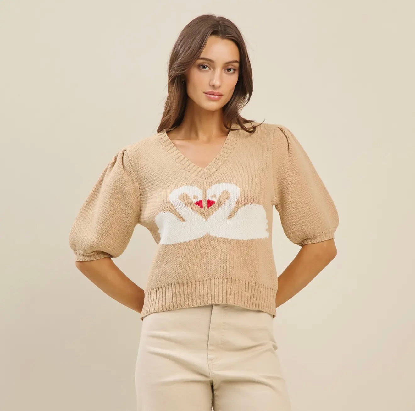 Swan Serenade Sweater