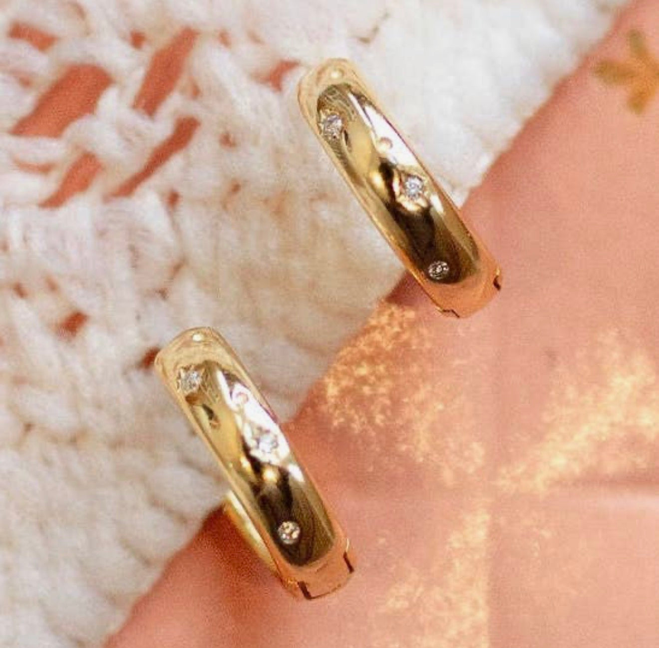 Charli Diamond & Polka Dot Hoops