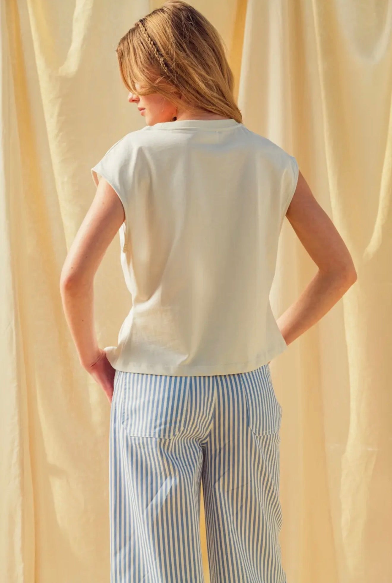 Sculpted Peplum T-Shirt