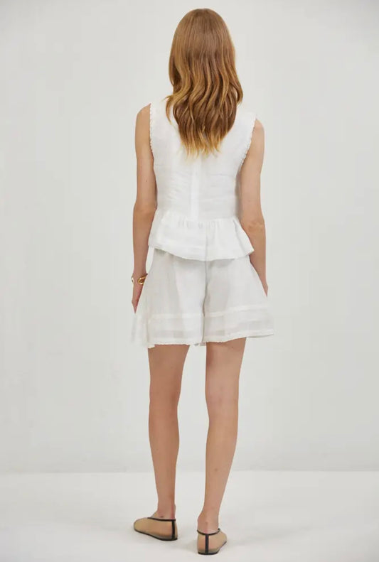 The Lucienne Pleated Skort
