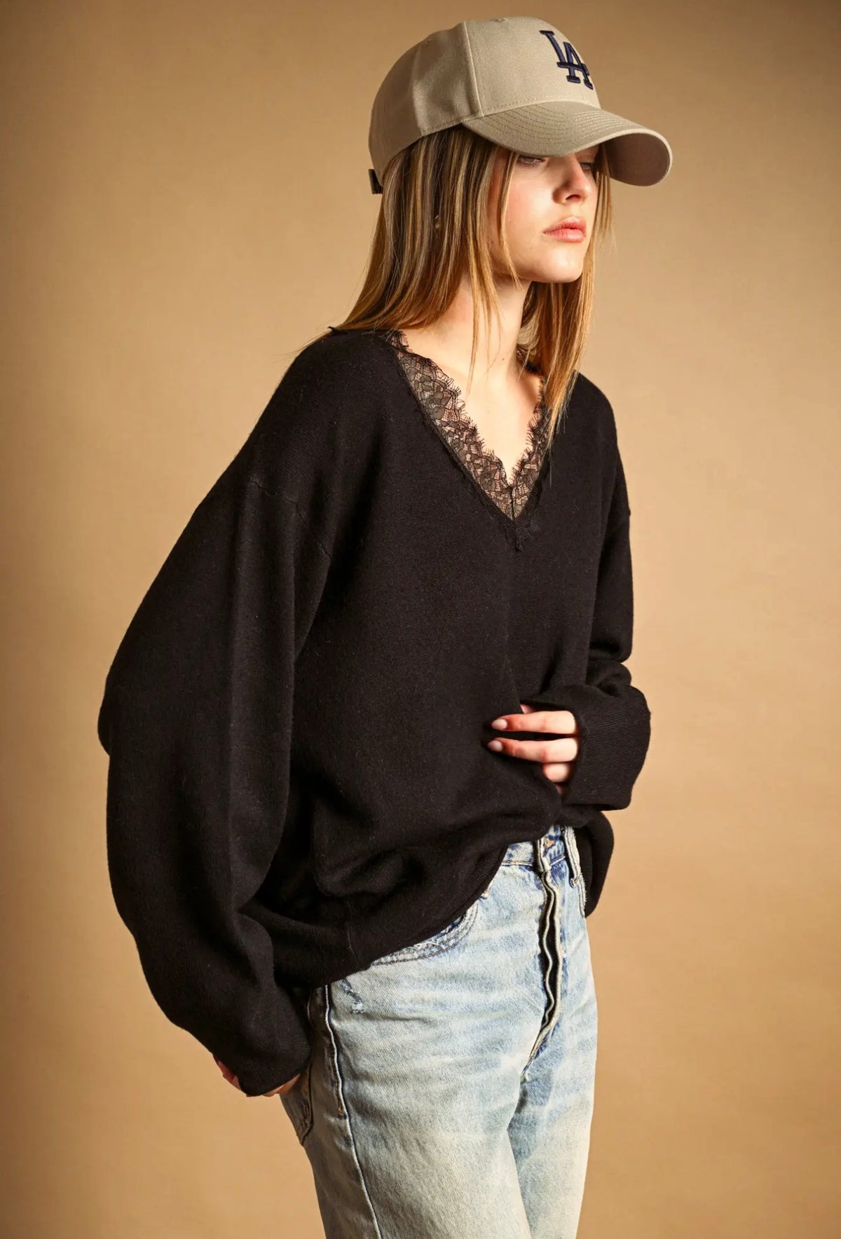 The Margot Lace Sweater