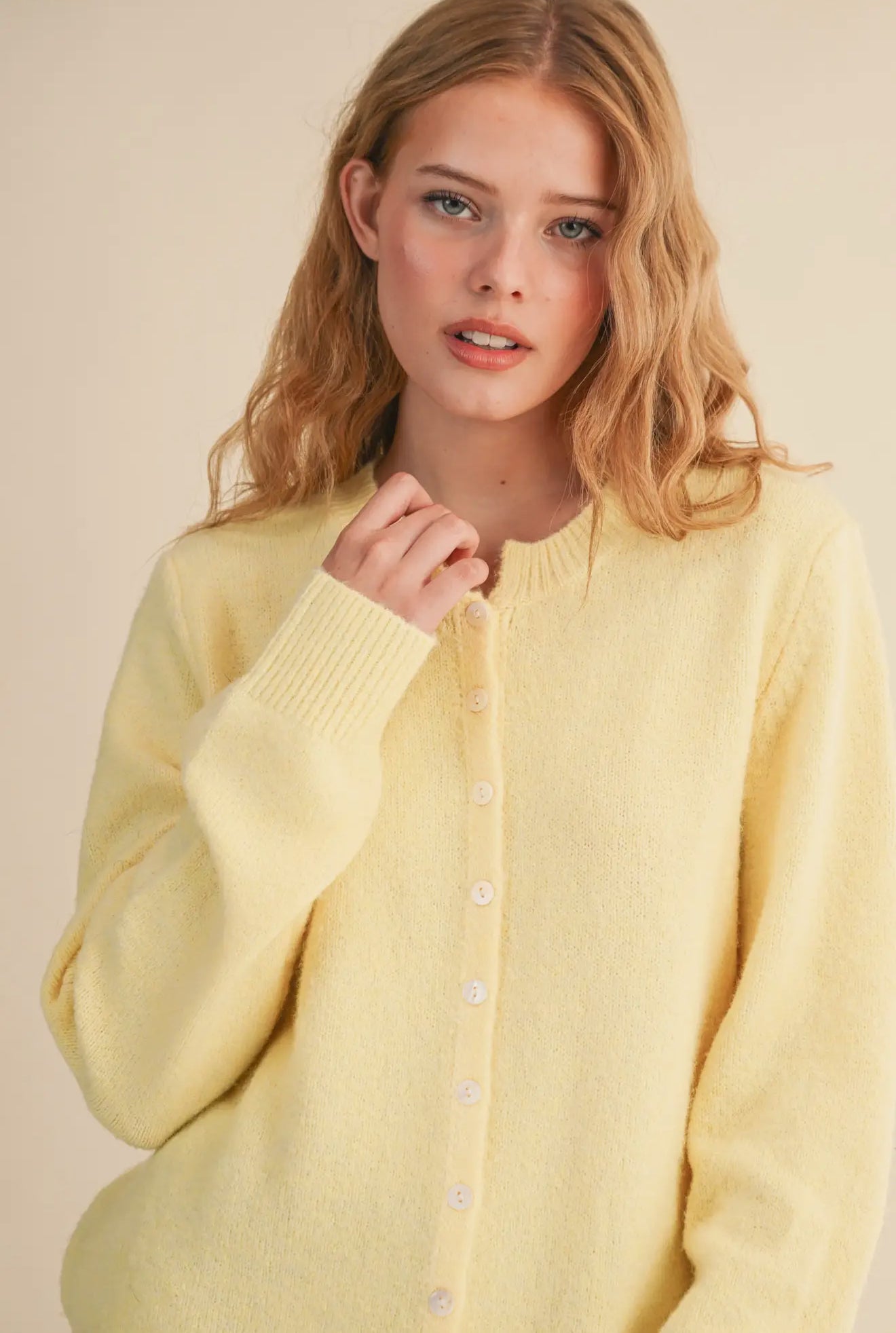 The Soleil Cardigan at Vogue Villa