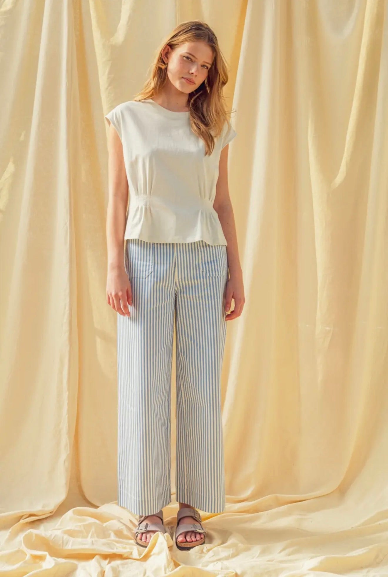 Sculpted Peplum T-Shirt