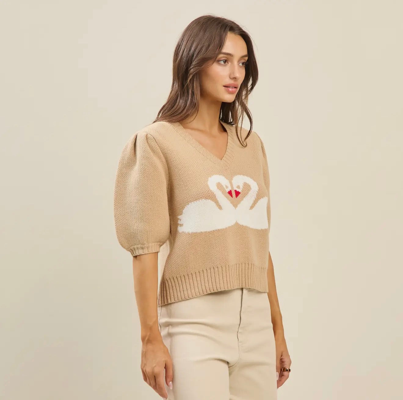 Swan Serenade Sweater