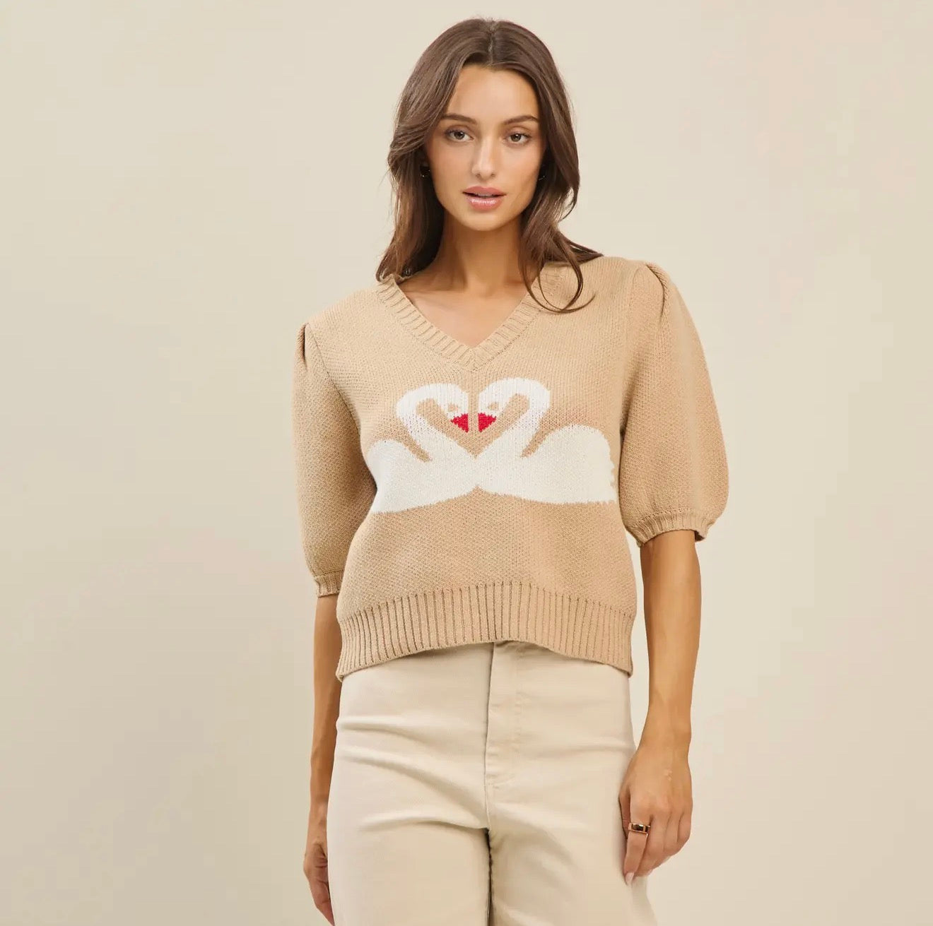Swan Serenade Sweater