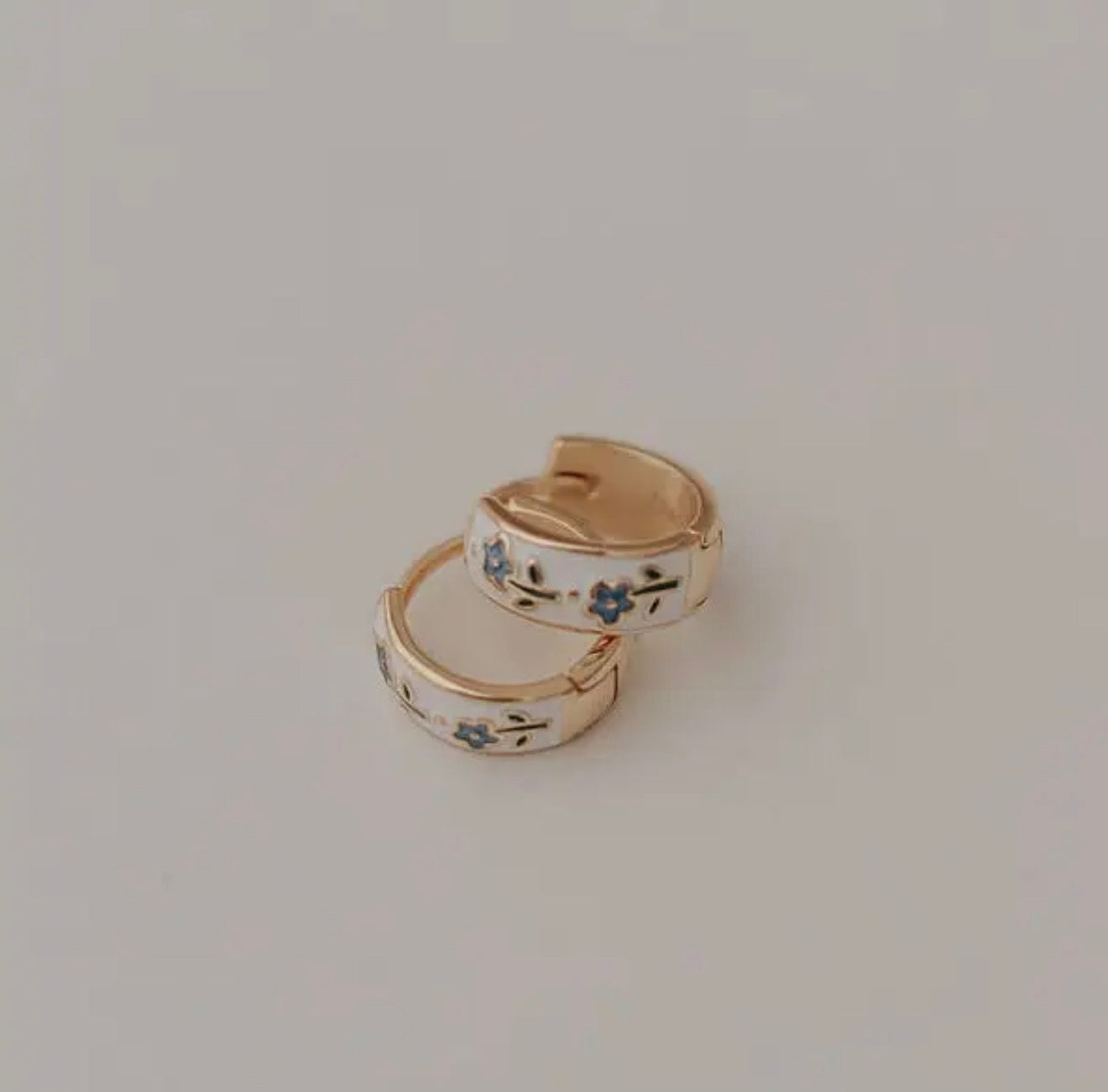 Daphne Tea Cup Hoops