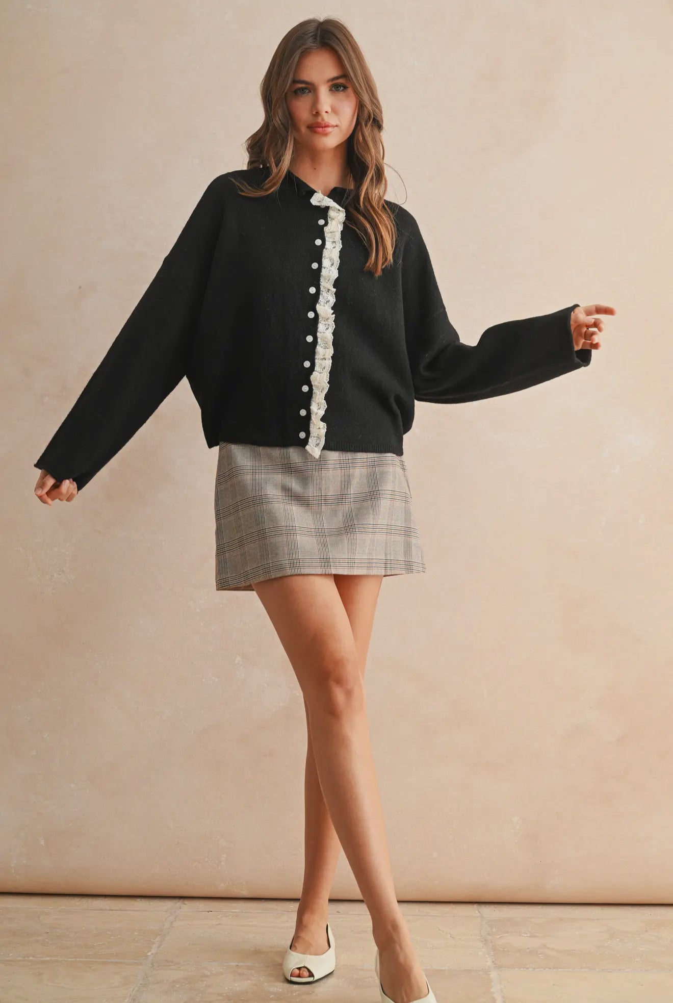 The Amalie Lace Sweater