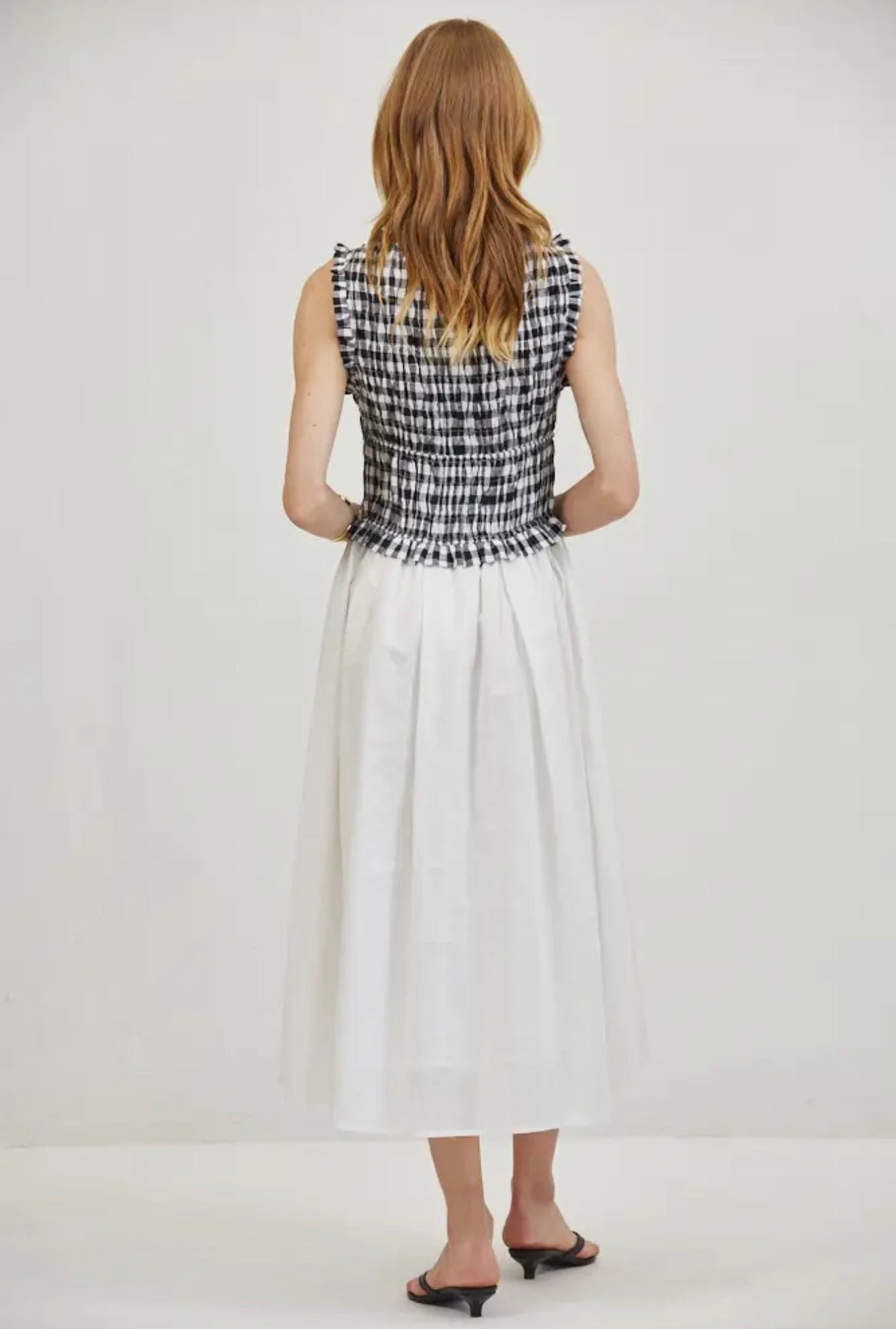 The Blythe Gingham Midi