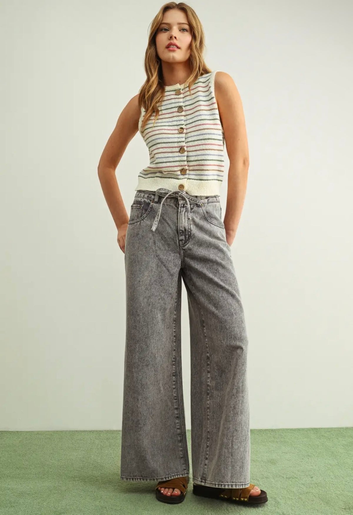 The Ashby Tie-Front Jeans