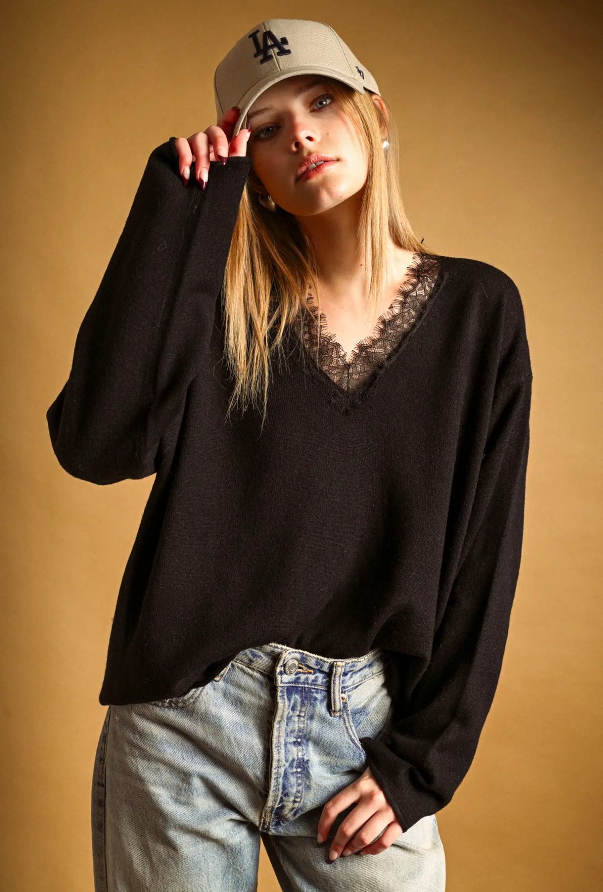 The Margot Lace Sweater