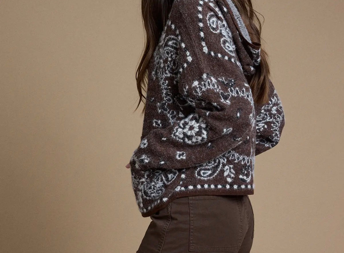 The Cimmaron Bandana Cardigan