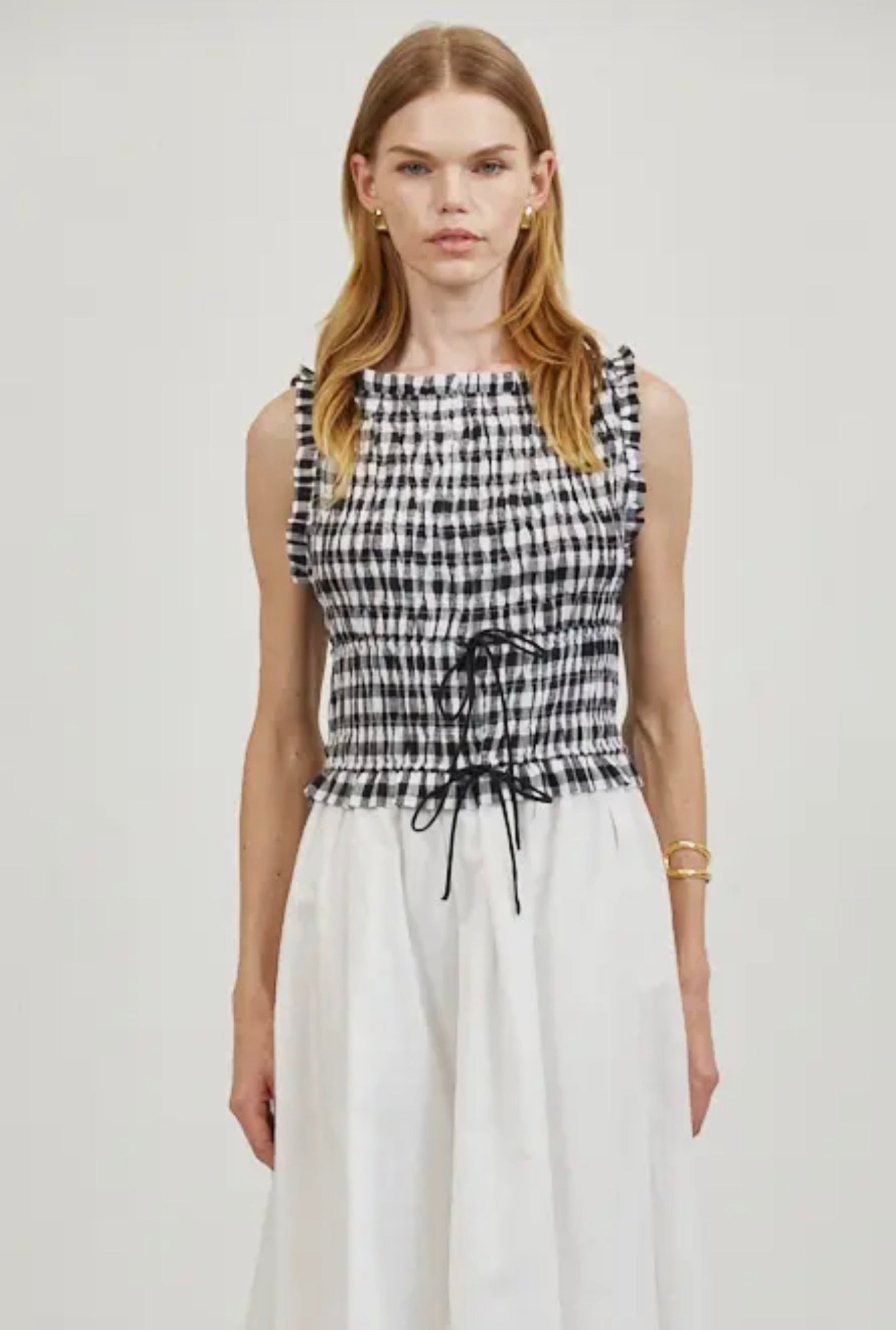 The Blythe Gingham Midi