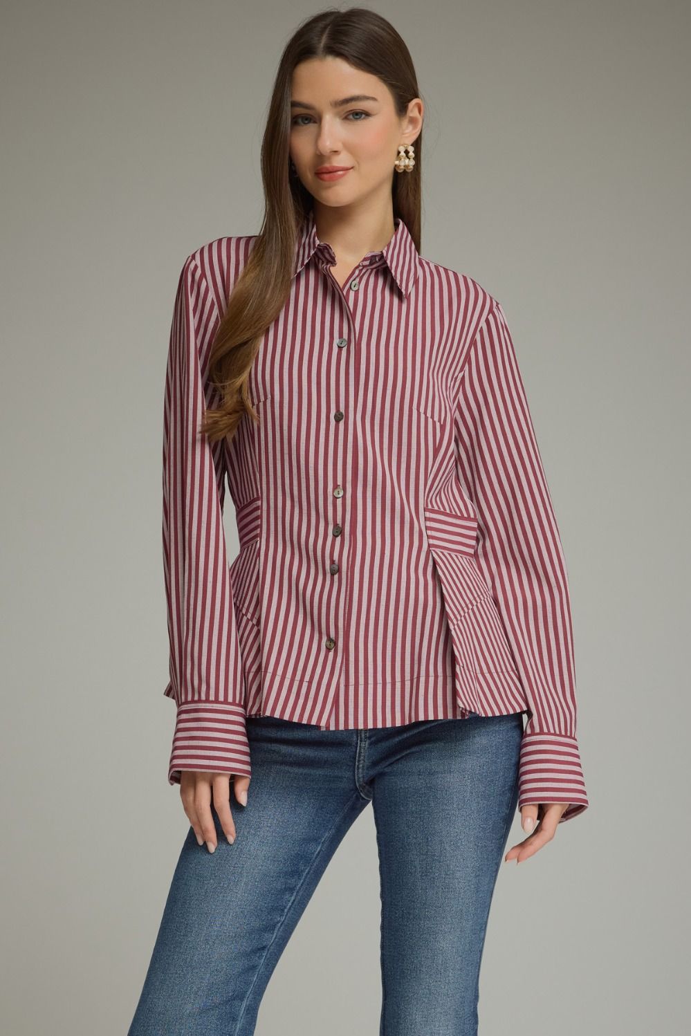 The Portia Stripe Top